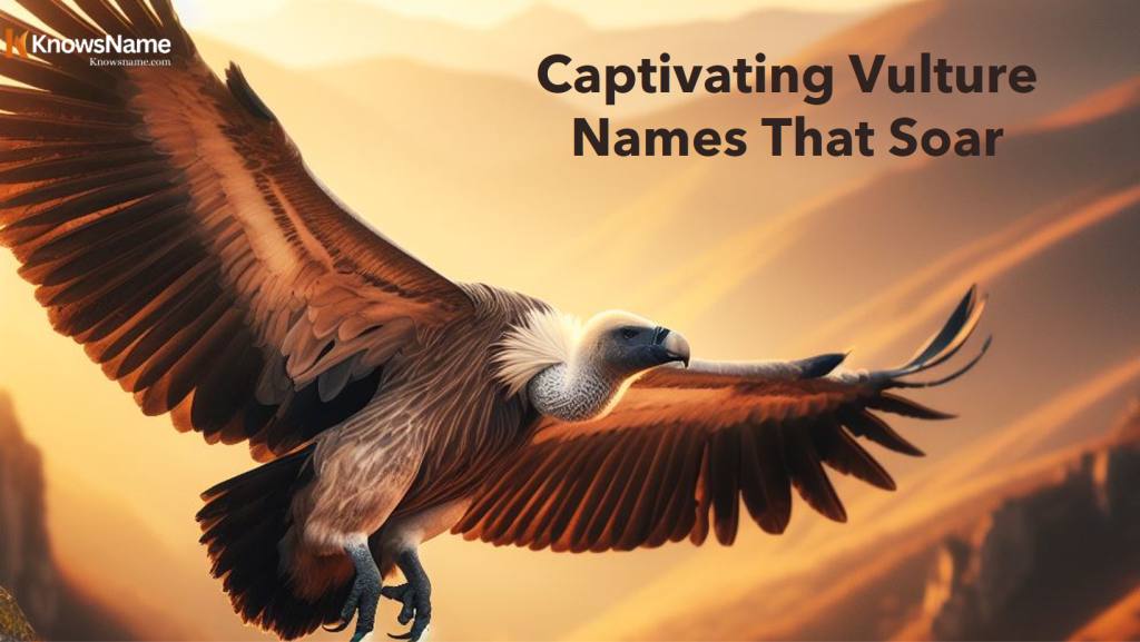 A captivating vulture that soars